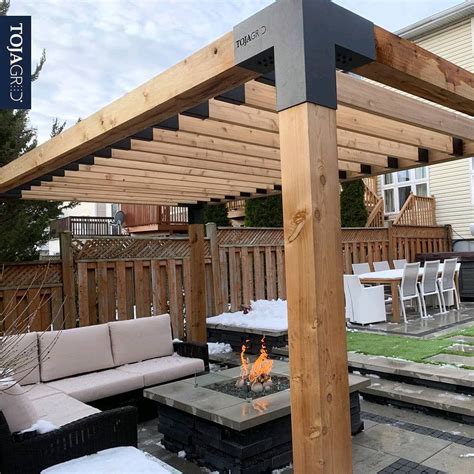 TOJA GRID - Simple Modular Pergola system | Outdoor pergola, Backyard ...