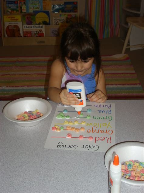 Chipman's Corner Preschool: Rainbow Fruit Loops