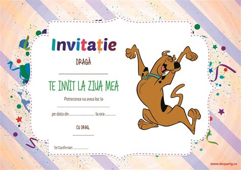 Invitatii Online Zi De Nastere - Invitație Blog