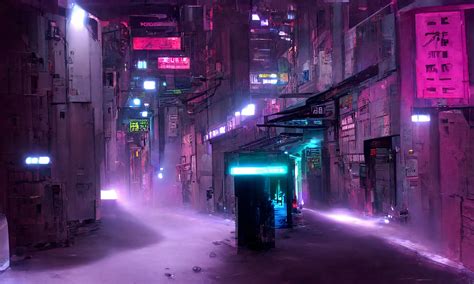 Cyberpunk style alleyway : r/deepdream