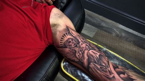 Forearm Angel Tattoos For Men