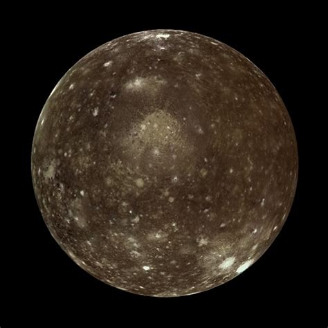 Callisto in color from Galileo orbit E11 | The Planetary Society