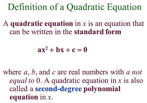 Solving Factorable Quadratic Equations