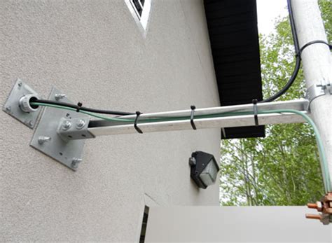 Antenna Mast and Mounting Brackets - SCADALink