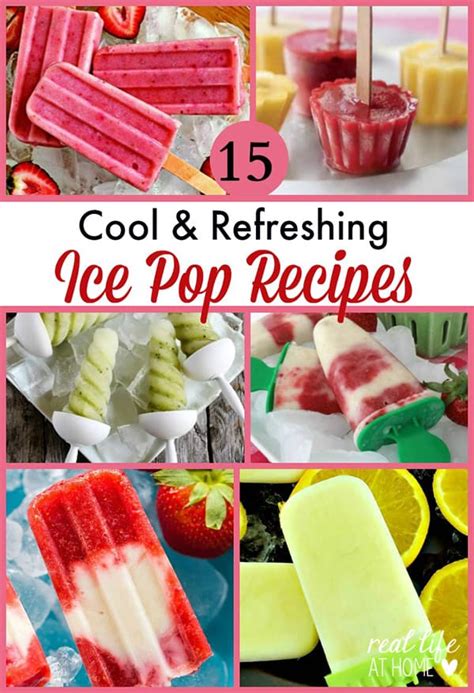 15 Cool and Refreshing Homemade Ice Pop Recipes - Real Life at Home