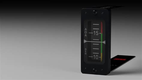 3D model F16 Angle Of Attack Indicator | CGTrader