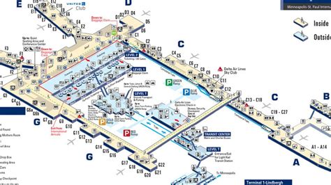 Airport Map For Msp Airport Map Minneapolis Map | Images and Photos finder