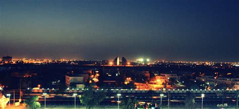 Baghdad at night ♥ بغداد ليلا | New york skyline, Skyline, New york