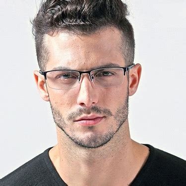 Genre Donkey nickel semi rimless glasses mouth tread Headquarters