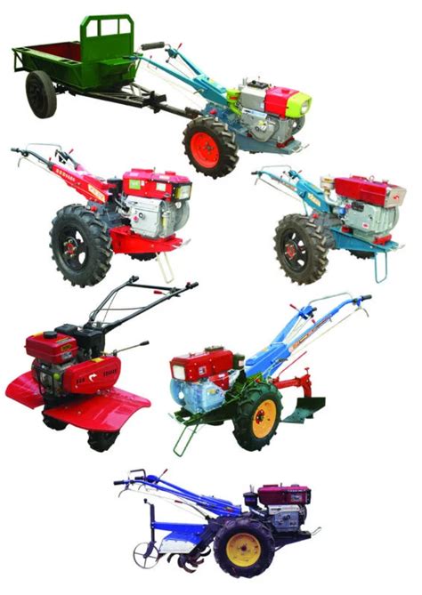 Farm Machinery Equipment 15hp Small Walking Tractor With Trailer For ...