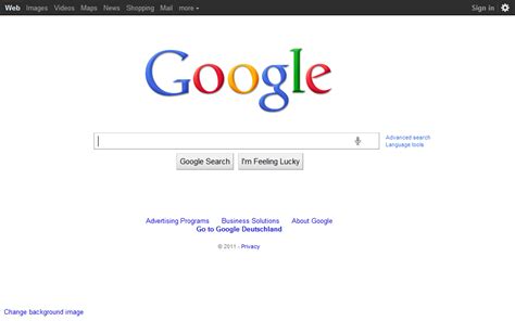 Original Google Homepage Logo - LogoDix