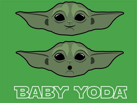 Baby Yoda by Miranda Lemmer on Dribbble, Funny Yoda HD wallpaper | Pxfuel