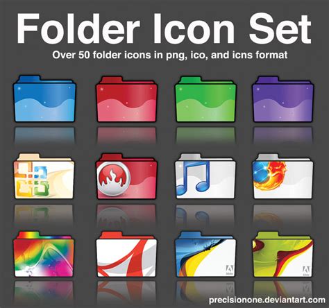 Folder Icon Set by precisionone on DeviantArt