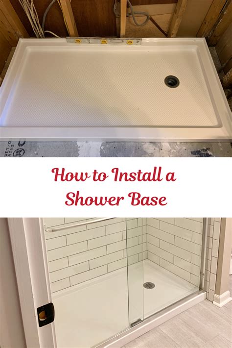 How to install a shower base – Artofit