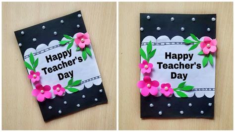 Teacher's Day Card Making ideas in Lockdown |easy Cards|Handmade ...