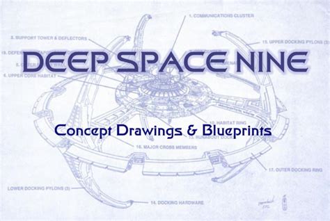 Star Trek Blueprints: Deep Space Nine Concept Drawings & Blueprints