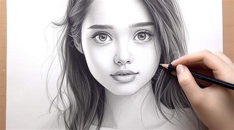 Drawings Of The Female Face To Draw Quick Tutorial Background, Girl ...