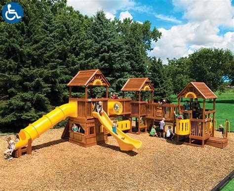 Wooden Commercial & Public Playground Equipment