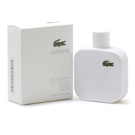 LACOSTE EAU DE LACOSTE L.12.12 BLANC FOR MEN - EAU DE TOILETTE SPRAY ...