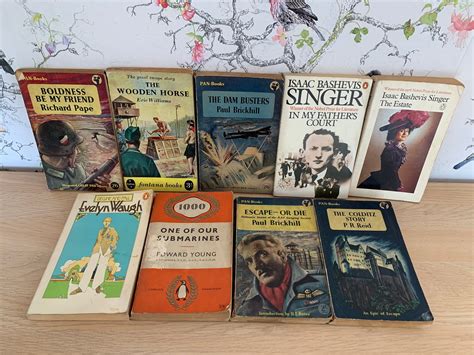 9 x Vintage Paperback Books