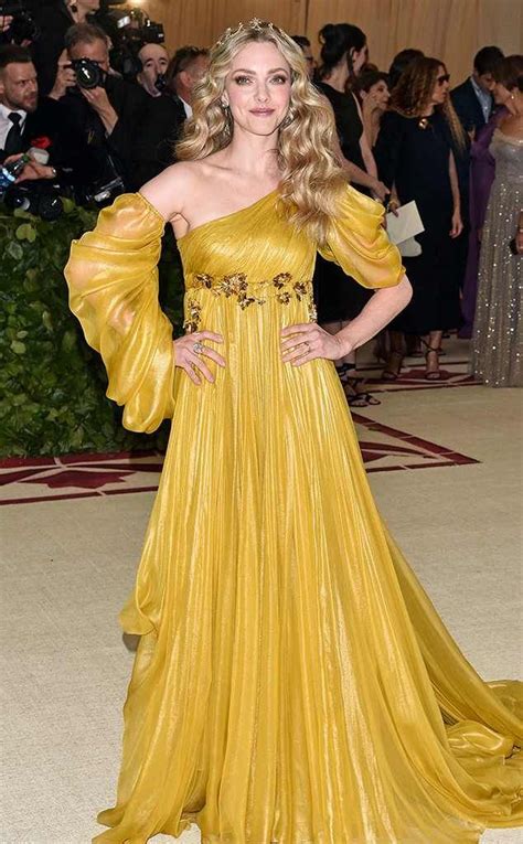 Amanda Seyfried in Prada attends the 2018 Met Gala in NYC. #bestdressed ...