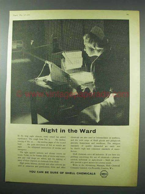 1960 Shell Chemicals Ad - Night in The Ward-BO0765