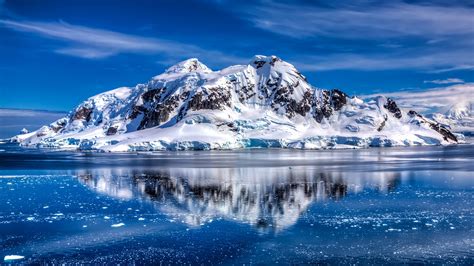 Picture Antarctica Sea Nature Mountains Snow 3840x2160