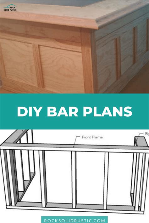 How to Build a Bar - DIY Step by Step Guide - rock solid rustic ...