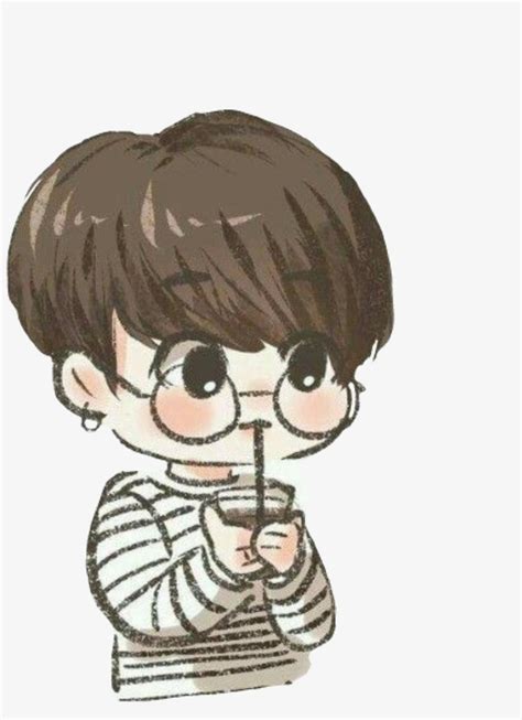 Cute Chibi Logo Drawing Pictures Png Cute Chibi Bts - Cute Bts Jungkook ...