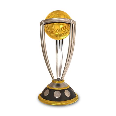 Cricket 3d Vector, Icc Cricket World Cup Trophy Realistic 3d Design ...