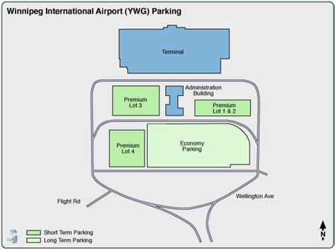 Winnipeg Airport Parking | YWG Airport Long Term Parking Rates & Map