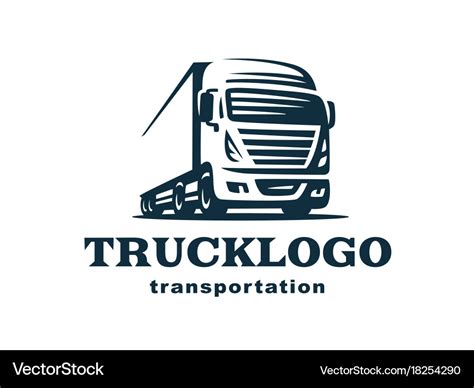 Semi Truck Vector Logo - mymindbodyandsoul20xx