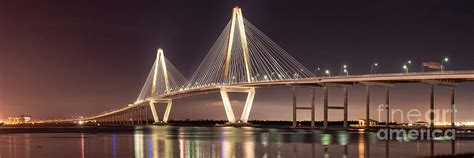 Arthur Ravenel Jr. Bridge Pano Photograph by Bee Creek Photography ...