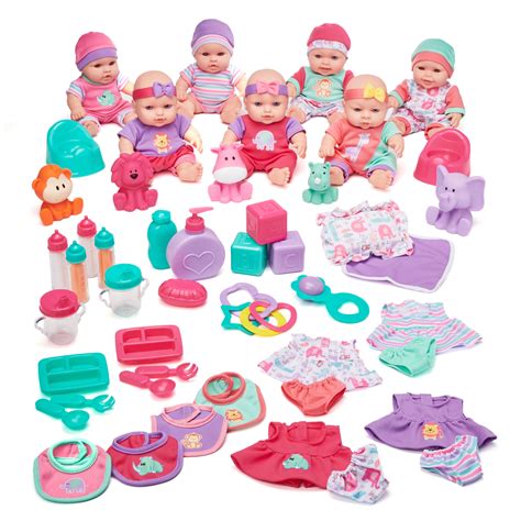 Kid Connection Deluxe 9" Baby Doll Playset, 48 Pieces – BrickSeek