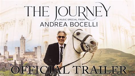 The Journey: A Music Special from Andrea Bocelli | Official Trailer 4K ...