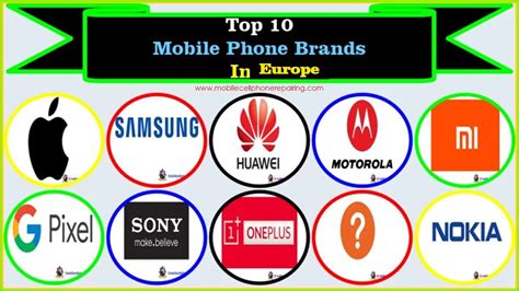 Top 10 Most Popular Mobile Phone Companies in Europe