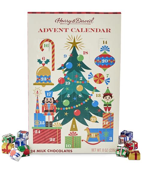 Harry & David Holiday Chocolate Advent Calendar 24 Pc. - Macy's