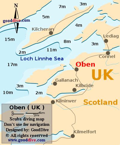 Oban map - GoodDive.com