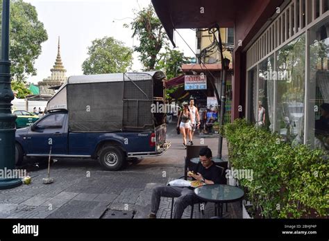 Chao Phraya River & Buddhist Temples, Bangkok 220120 Stock Photo - Alamy