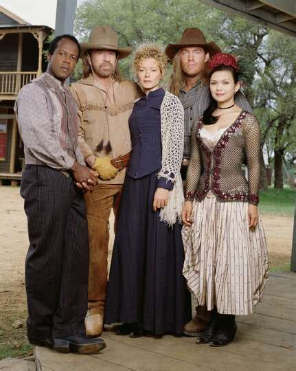 The cast of WALKER, TEXAS RANGER (left to right): Clarence... Photo ...