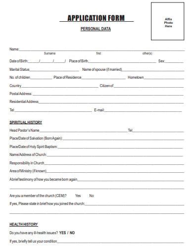 Free 29+ School Admission Form Templates in DOC, PDF | Free & Premium ...