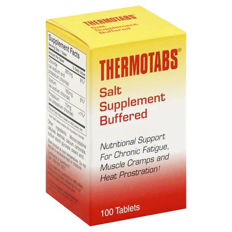 Thermotabs Salt Supplement Buffered Tablets - Shop Thermotabs Salt ...