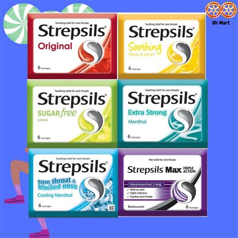 Strepsils 6 lozenges Assorted Flavors | Shopee Malaysia