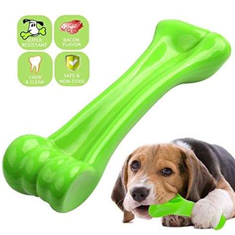 oneisall Durable Dog Chew Toys Bone Chew Toy for Puppy Dogs ...