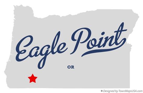 Map of Eagle Point, OR, Oregon