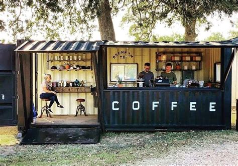 Tiny Coffee House Shipping Container | Shipping Container Plans