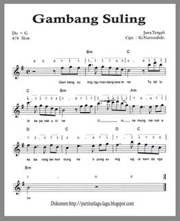 Lagu Gambang Suling - Dhe Book