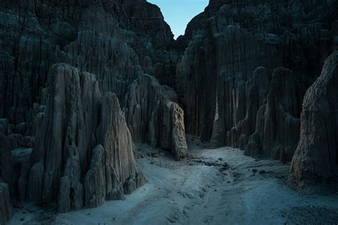 Scenic View Of Slot Canyons At Cathedral Gorge State Park Photograph by ...