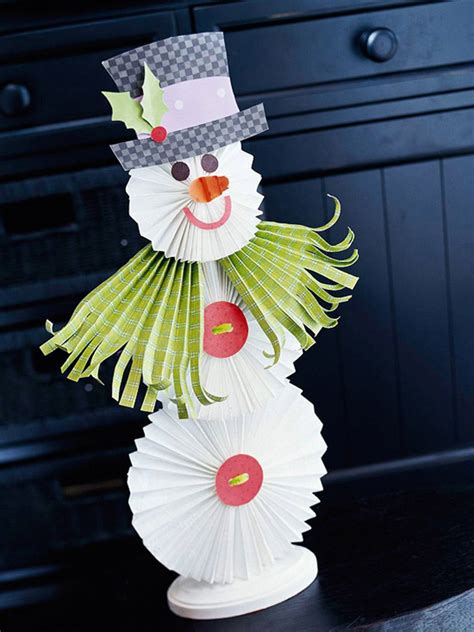 25 Easy DIY Christmas Snowman Crafts | HomeMydesign