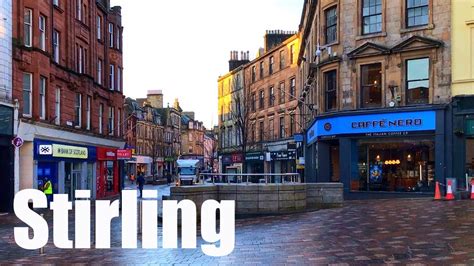 [HD] Stirling, Scotland (2020) - City Centre Walking Tour - La Vie Zine